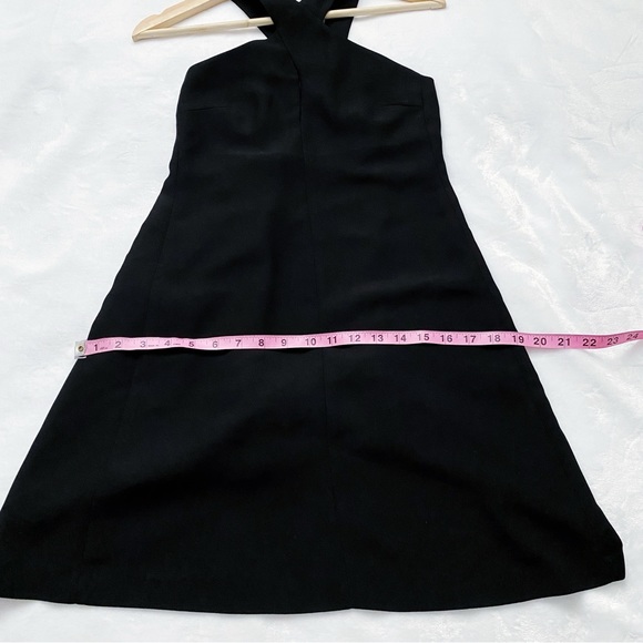 NWT Zara Black Keyhole Mini Dress - Picture 7 of 10